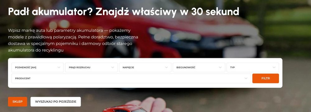 akumulatorywysylka.pl: podaje parametry