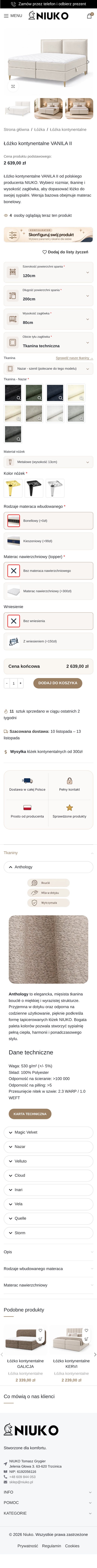 Sklep niuko.pl – cała strona główna