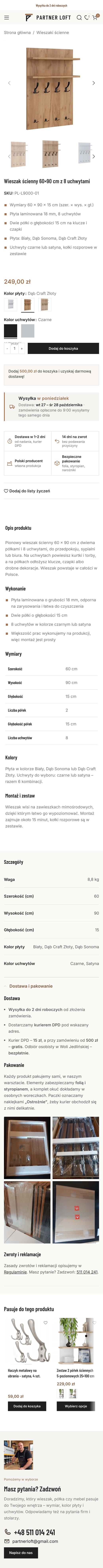 Strona główna sklepu partner-loft.pl