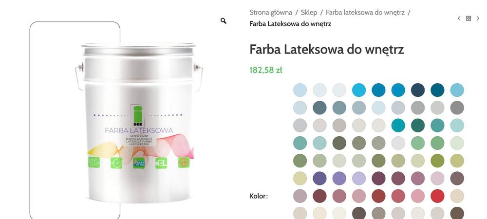 I SEE: wybiera kolor z próbek
