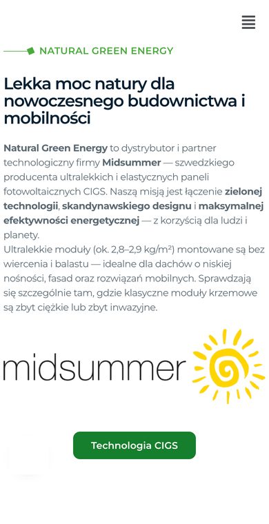 Natural Green Energy: O marce na telefonie