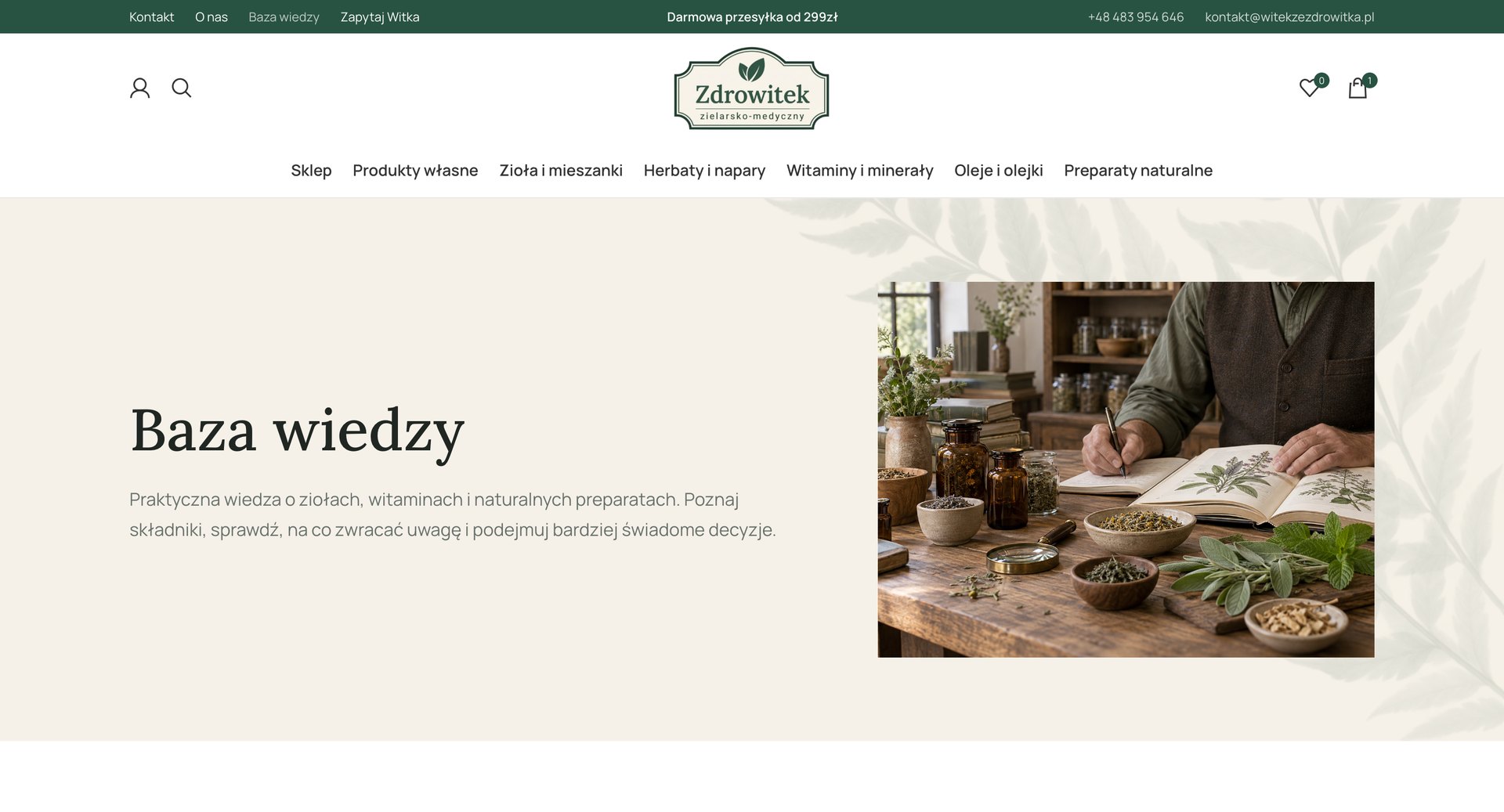 Zdrowitek: baza wiedzy