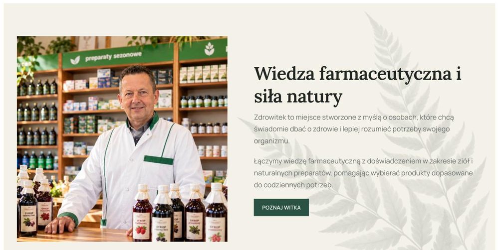 Zdrowitek: poznaje farmaceutę